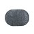 Tapete Banheiro Antiderrapante Cherry Oval Cinza Escuro 0,50X0,70M - Imagem 2