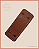 Fundo para Bolsa de Crochê Retangular P com Bailarina - Caramelo (8x20) Furos 3mm - Imagem 3