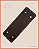 Fundo para Bolsa Retangular M com Bailarina - Café (9x25) Furos 3mm - Imagem 2