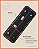 Fundo para Bolsa de Crochê Retangular M com Bailarina - Preto (9x25) Furos 3mm - Imagem 9