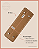 Fundo Retangular G com Bailarina - (10x30) Furos 3mm - Imagem 6