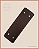 Fundo para Bolsa Retangular G com Bailarina - Café (10x30) Furos 3mm - Imagem 2