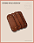 Fundo para Bolsa Oval M com Bailarina - Caramelo (8x22) - Imagem 2