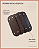 Fundo para Bolsa Oval M com Bailarina - Café (8x22) - Imagem 1