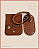 Kit Bolsa Crossbody - Caramelo - Imagem 5