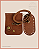 Kit Bolsa Crossbody - Caramelo - Imagem 7