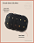Fundo para Bolsa Oval com Bailarina - Preto (12x18) - Imagem 1