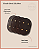 Fundo para Bolsa Oval com Bailarina - Café (12x18) - Imagem 1