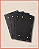Fundo para Bolsa Retangular com Bailarina - Preto (15x25) - Imagem 1