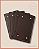 Fundo para Bolsa Retangular com Bailarina - Café (15x25) - Imagem 1