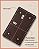 Fundo para Bolsa Retangular com Bailarina - Café (15x25) - Imagem 3