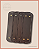 Fundo para Bolsa Retangular com Bailarina - Café (10x30) - Imagem 1