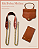 Kit Bolsa Melina @manhasdecroche@ficherfios - Imagem 2