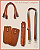 Kit BellaBag G (completo) Bolsa Duna @artluna1 - Imagem 9