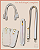Kit BellaBag G (completo) Bolsa Duna @artluna1 - Imagem 4