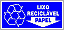 Placa Lixo Reciclável Papel 13x30cm - Imagem 1