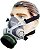 Máscara Respirador AZ01 c/ 1 Filtro Pesticida e Venenos - Imagem 2