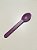 Colher Biodegradável Reforçada Sobremesa Cor Roxa Açaí Cx. 200 und. - Imagem 5