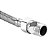 Engate Trançado Mangueira Aço Inox 40 cm Quente Frio Cromado - Imagem 4
