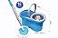 Mop Esfregão Giratório de Limpeza Inox com Rodinha e Refil - Imagem 3