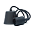 PENDENTE LÂMPADA PRETO COPINHO SILICONE - Imagem 2