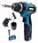 Parafusadeira Wesco W2532 12v Lítio Bivolt Kit 6 Peças - Imagem 1