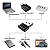 Adaptador Conector Tipo C Fêmea para USB Macho C A-60U Altomex Preto - Imagem 2