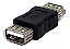 Adaptador Emenda USB Femea X Femea para cabo USB ‎7897075102660 - Imagem 1