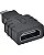 Adaptador HDMI Fêmea para micro HDMI Macho BR-T12-321 - Imagem 1
