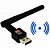 Adaptador Wifi Wireless 3.0 802.IIN 1200Mbps 2.4MHz Preto RT5370 - Imagem 1