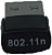 Adaptador Wifi Wireless Sem Fio USB 2.4Ghz 950mbps LV-UW06 Preto - Imagem 3