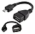 Cabo Adaptador OTG USB tipo C-3 OTG C31 Preto CBUS0026 - Imagem 2