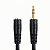 Cabo Extensor de Áudio Estéreo P2 Macho + P2 Fêmea LE-3095 P2 3.5mm Preto - Imagem 4