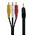 Cabo P2 4C+RCA 2M para Box e TV LE-1001 Lelong Preto - Imagem 2