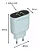 Carregador completo rápido 15W H'maston LR18-1 2 USB 1M Cabo Micro V8 Branco - Imagem 3