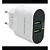 Carregador completo rápido 15W H'maston LR18-1 2 USB 1M Cabo Micro V8 Branco - Imagem 4