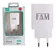 Carregador Turbo 30W Tipo C FAM Prime FCA-PD30 Branco - Imagem 2