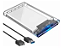 Case Gaveta Para Hd SSD Externo Transparente Note Sata 2.5 Usb 3.1 TSA CA-07 - Imagem 1