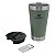 Copo Térmico Liso Sem Logo Beer Pint 16oz 473ml Aço Inox, Abridor Verde STLS8029-02V - Imagem 4