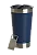 Copo Térmico Liso Sem Logo Beer Pint 16oz 473ml Aço Inox, Abridor, Azul Escuro - Imagem 3