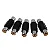 Emenda Adaptador RCA fêmea para RCA fêmea Para Alongar Cabos De Video Audio - Imagem 3