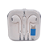 Fone de Ouvido com Fio Lightning Eas X AL-X7 IPhone LTOMEX Branco - Imagem 2
