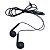 Fone de ouvido com fio LTOMEX A-07 3dB 32 ohms - Preto e Branco - Imagem 2