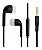 Fone de ouvido J5 In-ear Samsung 3.5mm EHS64AVFWE - Branco e Preto - Imagem 3