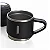 Garrafa de Água Café Térmica Squeeze com 2 Canecas 500 ml Vacuum Flask Preta 7893524642893 - Imagem 2