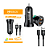 Kit Carregador Veicular Dual Com Cabo Lightning USB Hrebos - Imagem 1