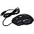 Mouse Gamer Knup KP-V4 800/1600/2400DPI 7 Botões Preto USB Com Led - Imagem 3