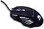 Mouse Gamer Knup KP-V4 800/1600/2400DPI 7 Botões Preto USB Com Led - Imagem 1