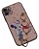 Pulseiras Strap para capinhas de Celular dourado de coração ou flor ou argolinhas - Imagem 2
