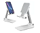 Suporte de Mesa para Celular Ajustável Articulado KinGo ABS S570 Branco - Imagem 1
